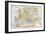 Map of Europe at the Time of the Third Crusade, 1190, from 'Historical Atla-English School-Framed Giclee Print