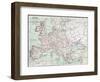 Map Of Europe, C1812-null-Framed Giclee Print