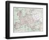 Map Of Europe, C1812-null-Framed Giclee Print