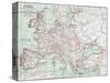 Map Of Europe, C1812-null-Stretched Canvas
