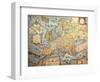 Map of Europe, from 1686 Copy of Atlas by Joan Blaeu-null-Framed Giclee Print