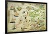 Map of Europe, from a Facsimile of the 'Miller Atlas' by Pedro and Jorge Reinel, and Lopo Homem,…-null-Framed Giclee Print