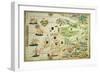 Map of Europe, from a Facsimile of the 'Miller Atlas' by Pedro and Jorge Reinel, and Lopo Homem,…-null-Framed Giclee Print