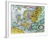 Map of Europe, from the "Atlas Sive Cosmographicae..."-null-Framed Giclee Print