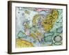 Map of Europe, from the "Atlas Sive Cosmographicae..."-null-Framed Giclee Print