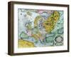 Map of Europe, from the "Atlas Sive Cosmographicae..."-null-Framed Giclee Print