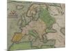 Map of Europe, from the "Theatrum Orbis Terrarum"-null-Mounted Giclee Print