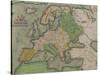 Map of Europe, from the "Theatrum Orbis Terrarum"-null-Stretched Canvas