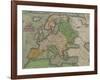 Map of Europe, from the "Theatrum Orbis Terrarum"-null-Framed Giclee Print