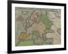 Map of Europe, from the "Theatrum Orbis Terrarum"-null-Framed Giclee Print