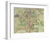 Map of Europe, from "Theatrum Orbis Terrarum"-Abraham Ortel Ortelius-Framed Giclee Print