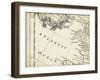 Map of Europe Grid IV-T. Jeffreys-Framed Art Print