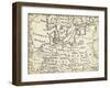 Map of Europe Grid V-T. Jeffreys-Framed Art Print