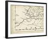 Map of Europe Grid VII-T. Jeffreys-Framed Art Print