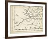 Map of Europe Grid VII-T. Jeffreys-Framed Art Print