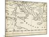 Map of Europe Grid VIII-T. Jeffreys-Mounted Art Print