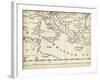 Map of Europe Grid VIII-T. Jeffreys-Framed Art Print