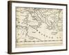 Map of Europe Grid VIII-T. Jeffreys-Framed Art Print