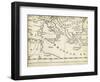 Map of Europe Grid VIII-T. Jeffreys-Framed Art Print