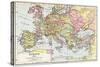 Map of Europe in 1360, from 'Historical Atlas'-null-Stretched Canvas