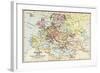 Map of Europe in 1648 after the Peace of Westphalia-null-Framed Giclee Print