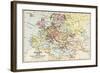 Map of Europe in 1648 after the Peace of Westphalia-null-Framed Giclee Print