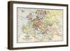 Map of Europe in 1648 after the Peace of Westphalia-null-Framed Giclee Print