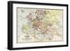 Map of Europe in 1648 after the Peace of Westphalia-null-Framed Giclee Print