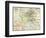 Map of Europe in 1810, During the Napoleonic Wars-null-Framed Giclee Print