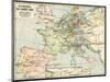 Map of Europe in 1810, During the Napoleonic Wars-null-Mounted Giclee Print