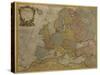 Map of Europe, Published in 1700, Paris-Guillaume Delisle-Stretched Canvas