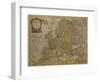 Map of Europe, Published in 1700, Paris-Guillaume Delisle-Framed Premium Giclee Print