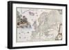 Map of Europe, Showing Europe and Western Russia, Iceland and Greenland-Cornelis III Danckerts-Framed Giclee Print