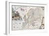 Map of Europe, Showing Europe and Western Russia, Iceland and Greenland-Cornelis III Danckerts-Framed Giclee Print