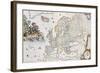 Map of Europe, Showing Europe and Western Russia, Iceland and Greenland-Cornelis III Danckerts-Framed Giclee Print