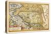 Map of Far East China-Abraham Ortelius-Stretched Canvas