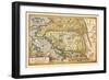 Map of Far East China-Abraham Ortelius-Framed Art Print