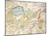 Map of Flanders at the Time of the Thirty Years War (1618-48)-Arnold Florent Van Langren-Mounted Giclee Print