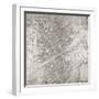 Map of Florence, 1584-Stefano Bonsignori-Framed Giclee Print