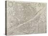 Map of Florence, 1595-Matteo Florimi-Stretched Canvas