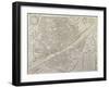 Map of Florence, 1595-Matteo Florimi-Framed Giclee Print