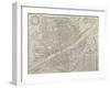 Map of Florence, 1595-Matteo Florimi-Framed Giclee Print