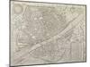 Map of Florence, 1595-Matteo Florimi-Mounted Giclee Print