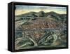 Map of Florence, 15th Century-null-Framed Stretched Canvas