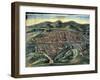 Map of Florence, 15th Century-null-Framed Giclee Print