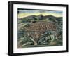 Map of Florence, 15th Century-null-Framed Giclee Print