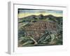 Map of Florence, 15th Century-null-Framed Giclee Print