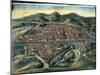 Map of Florence, 15th Century-null-Mounted Giclee Print