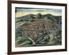 Map of Florence, 15th Century-null-Framed Giclee Print