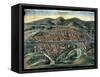 Map of Florence, 15th Century-null-Framed Stretched Canvas